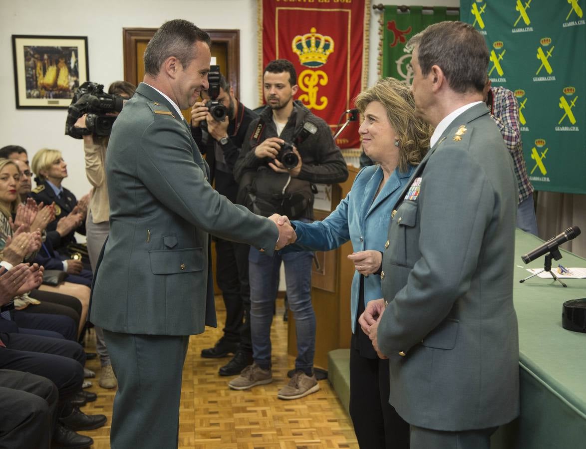 Durante la celebración, que ha tenido lugar en la sede de la Comandancia de Valladolid, el presidente de la Audiencia Provincial, Feliciano Trebolle ha sido condecorado con la Medalla al Mérito de este Cuerpo