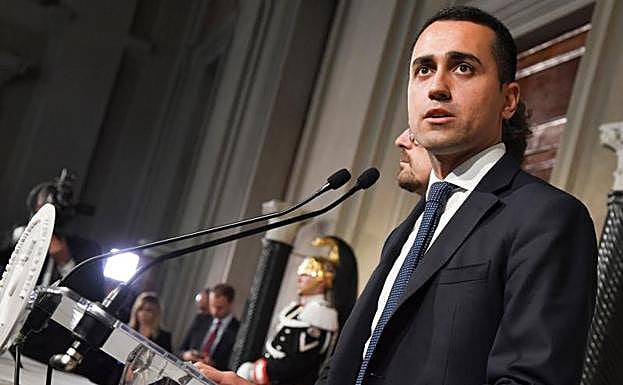 Luigi Di Maio, líder del Movimiento 5 Estrellas.