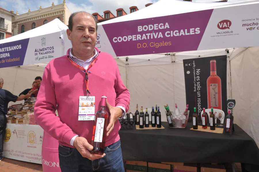 `Valladolid, Plaza Mayor del Vino´ ya ha echado a andar en la Plaza Mayor de la ciudad. Se han inaugurado las 50 carpas en las que las cinco Denominaciones de Origen y la marca Alimentos de Valladolid ofrecerán degustaciones y catas de sus productos.