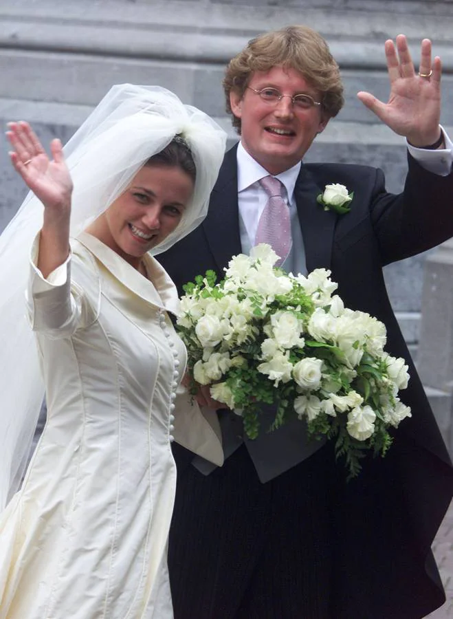 08.07.00 Boda del príncipe Bernhard de Holanda y su novia Annete Sekreve en la iglesia de Dom en Utrecht (Holanda).