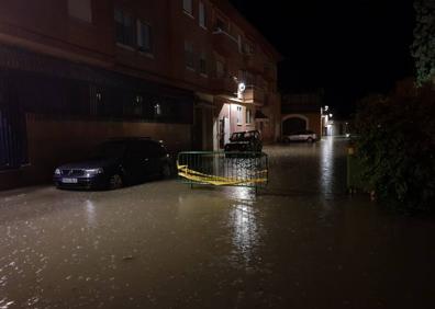 Imagen secundaria 1 - La tormenta descargó sobre Villarramiel 72 litros por metro cuadrado en media hora