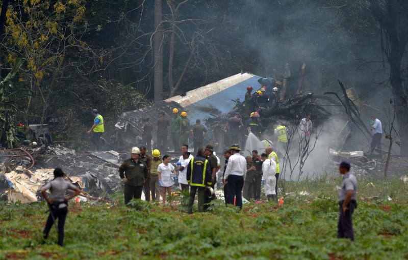 El aparato siniestrado, un Boeing 737 de la compañía Cubana de Aviación, se dirigía a Holguín con 113 personas a bordo