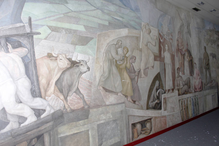 Fotos: Así es la alegoría del trabajo, de Germán Calvo