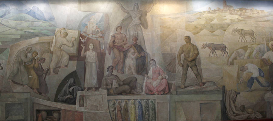 Fotos: Así es la alegoría del trabajo, de Germán Calvo