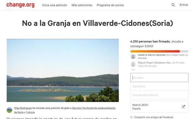 Una plataforma ciudadana lucha contra la construcción de una granja de cerdos en Cidones