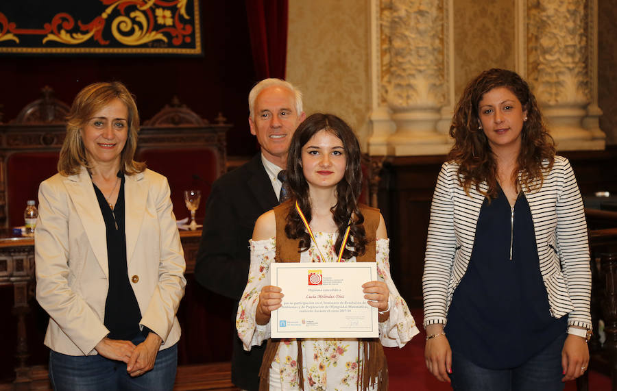 Fotos: Entrega de premios de la Olimpiada de Matemáticas