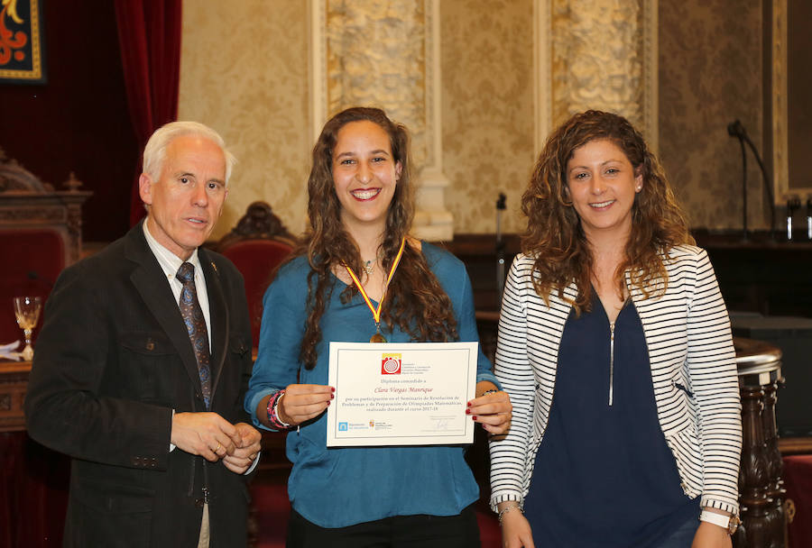Fotos: Entrega de premios de la Olimpiada de Matemáticas