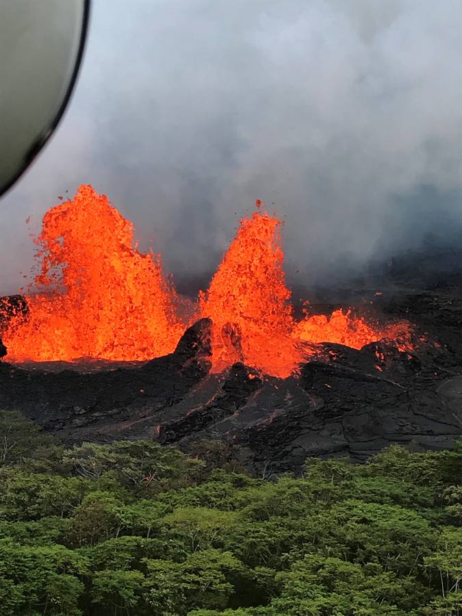 Fotos: Las impresionantes imágenes de la erupción del volcán Kilauea de Hawái