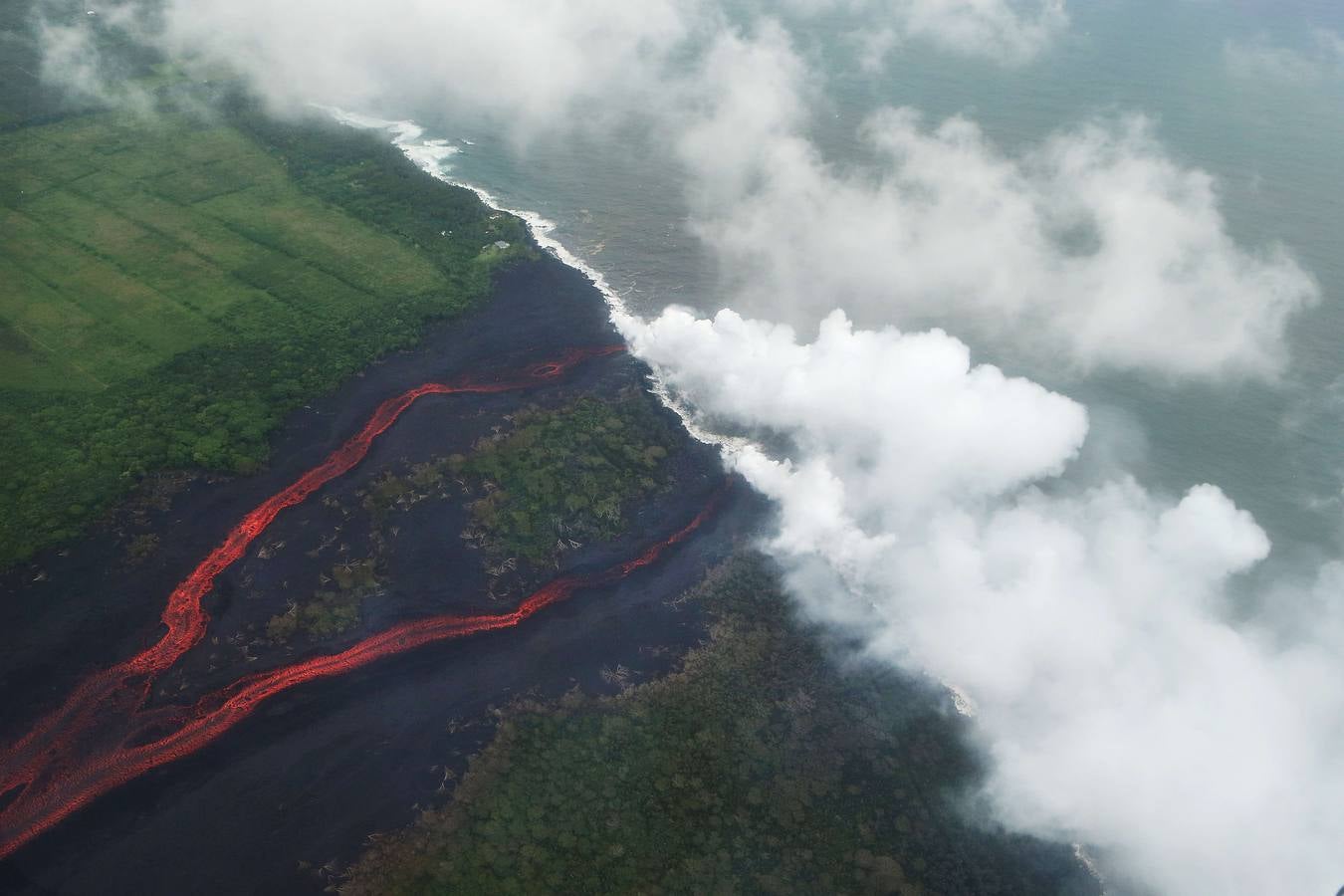 Fotos: Las impresionantes imágenes de la erupción del volcán Kilauea de Hawái