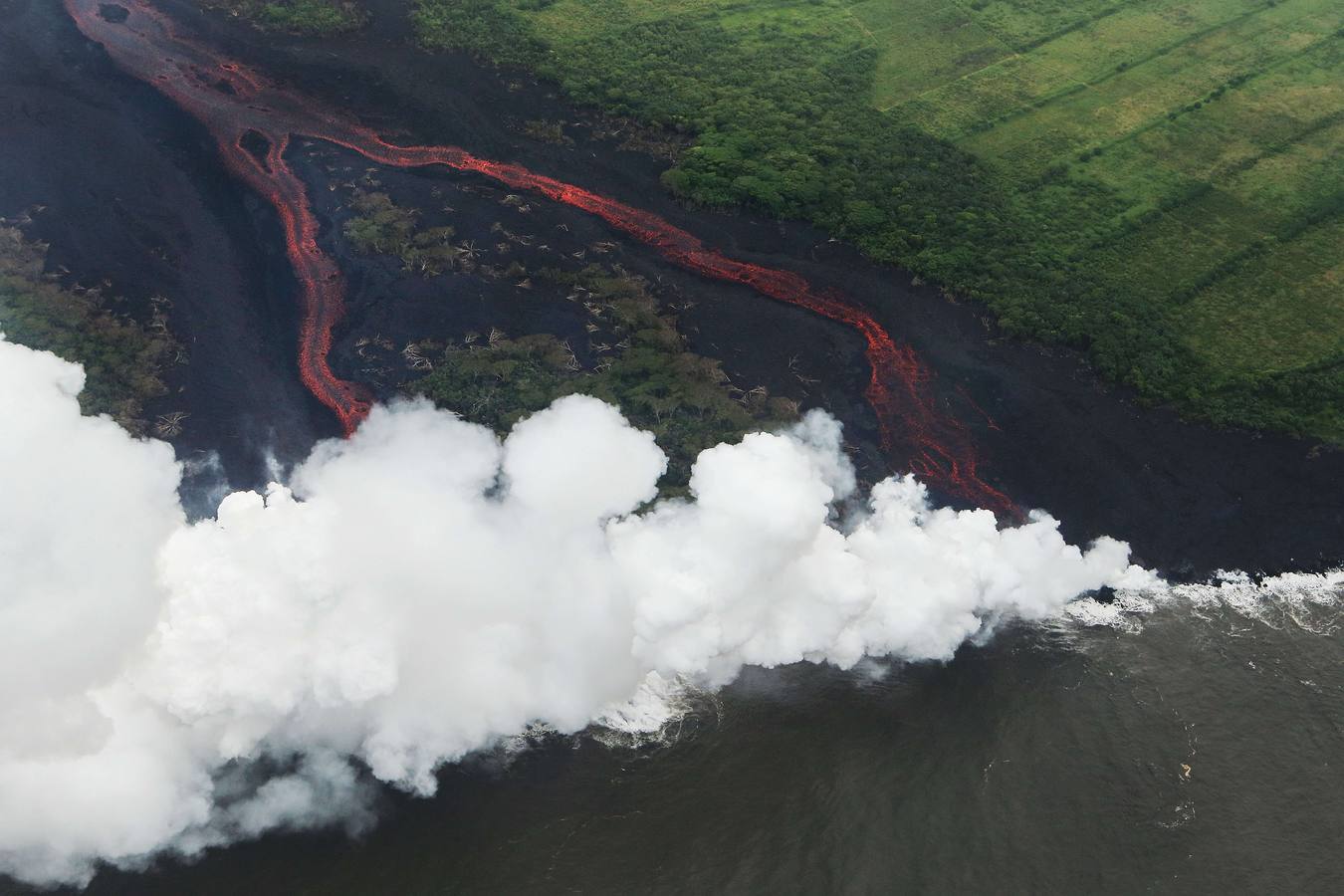 Fotos: Las impresionantes imágenes de la erupción del volcán Kilauea de Hawái