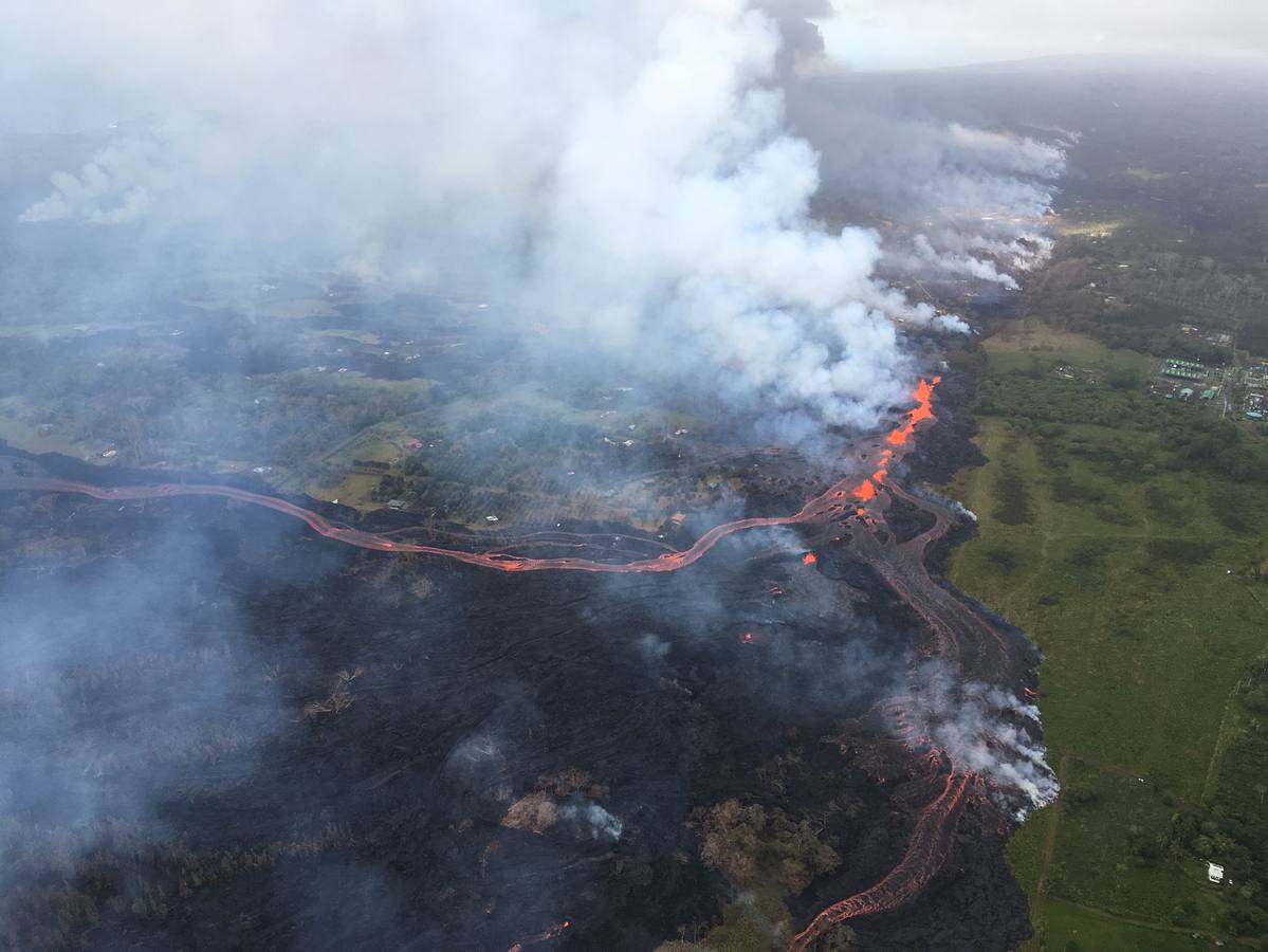 Fotos: Las impresionantes imágenes de la erupción del volcán Kilauea de Hawái