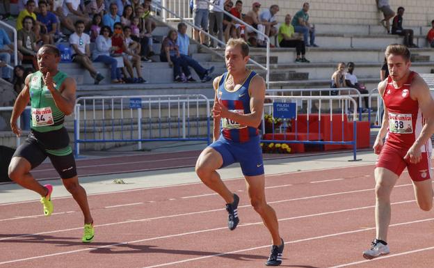 Ángel David Rodríguez, durante uans d elas pruebas del año pasado en Las Pistas. 