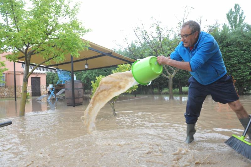 Inundaciones en Viana de Cega (Valladolid)
