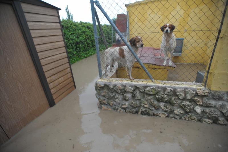 Inundaciones en Viana de Cega (Valladolid)
