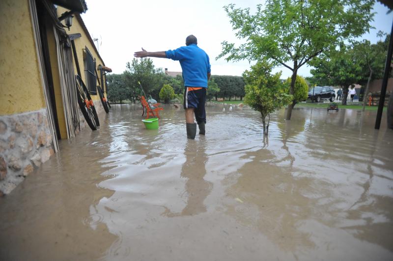 Inundaciones en Viana de Cega (Valladolid)