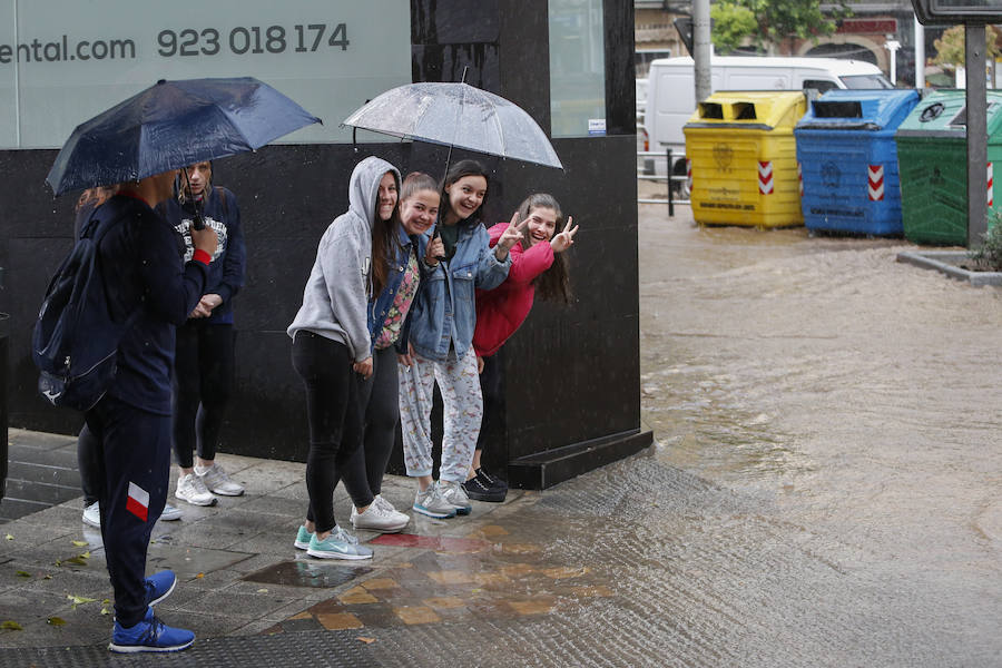 Fotos: Una tromba de agua anega Salamanca