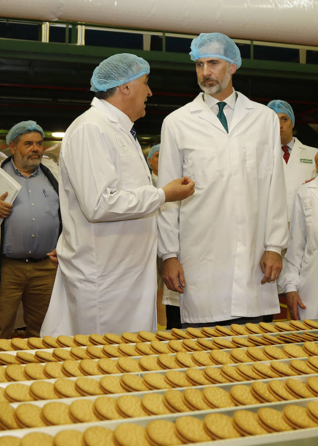 Fotos: Felipe VI visita Gullón en su 125 aniversario