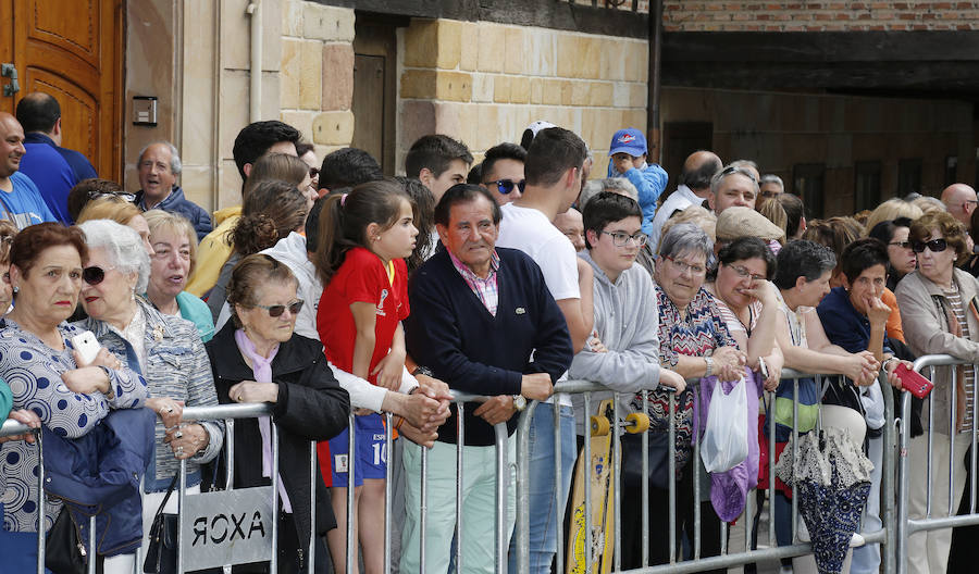 Fotos: El Rey, recibido en Aguilar (2/2)