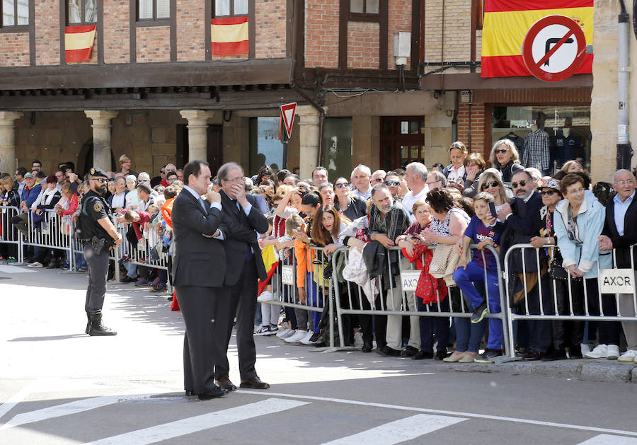 Fotos: El Rey, recibido en Aguilar (2/2)