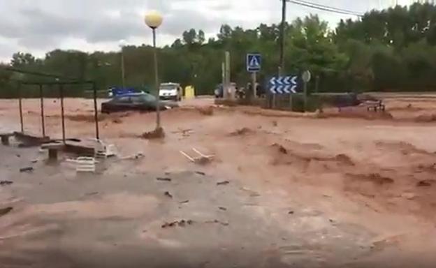 inundación en Tordómar