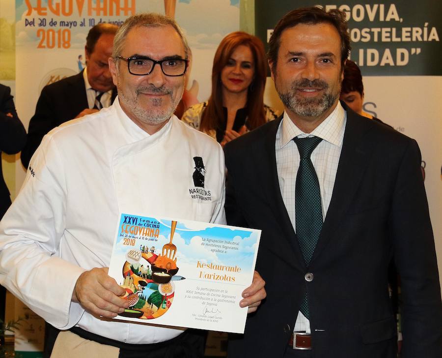 Fotos: Inauguración de la Semana de Cocina Segoviana