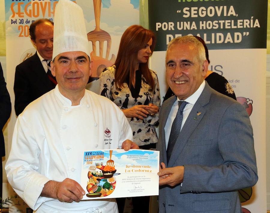 Fotos: Inauguración de la Semana de Cocina Segoviana