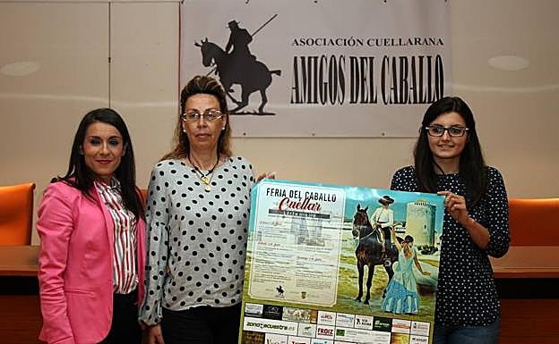 Presentación de la Feria del Caballo, ayer. 