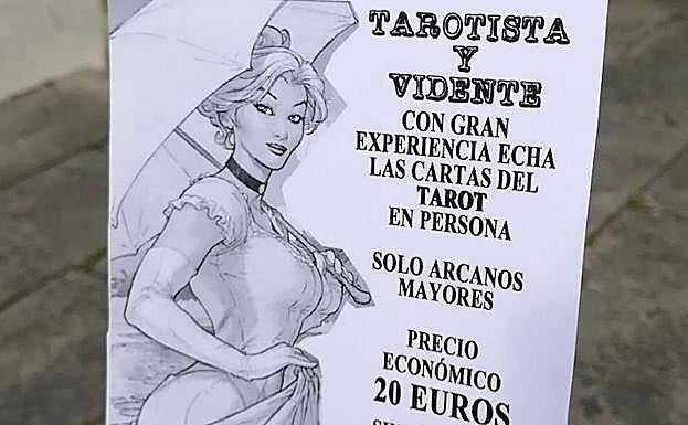 Imagen de un folleto publicitario que supuestamente repartía la jueza de Lugo. 