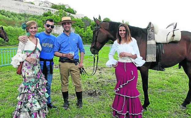 Momento para el descanso en la Feria del Caballo de Cuéllar.