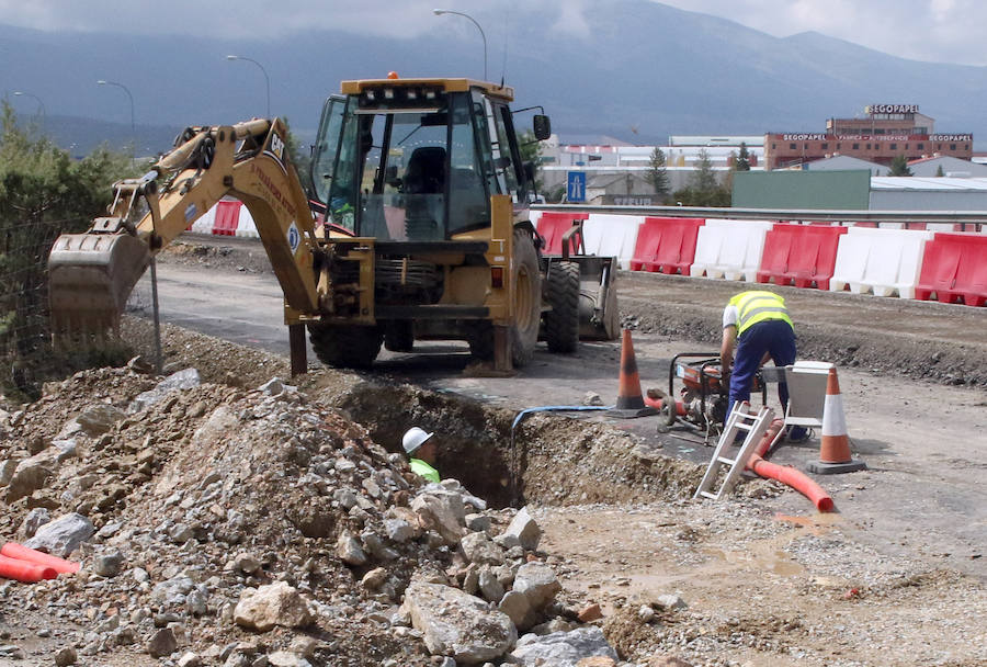 Fotos: Estado de las obras de la Sg-20 en Segovia