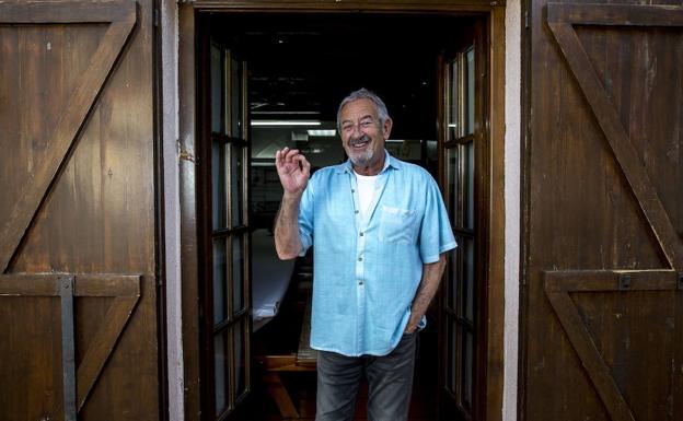 Karlos, en la Casa Vasca de Valladolid. 