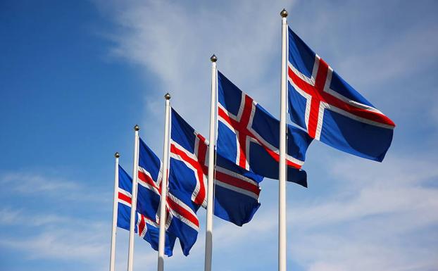 Banderas de Islandia. 