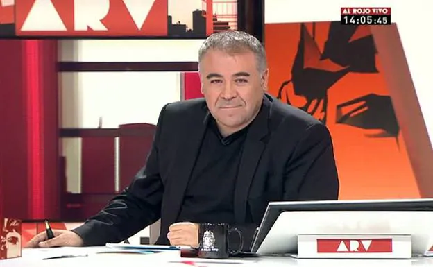 García Ferreras en su programa 'Al rojo vivo'. 