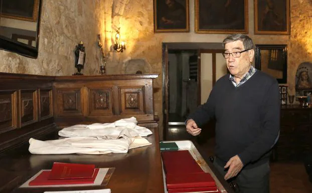 Albino García, superior de los jesuitas de Palencia.
