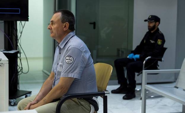 Daniel Fernández Aceña, durante el juicio en la Audiencia Nacional. 