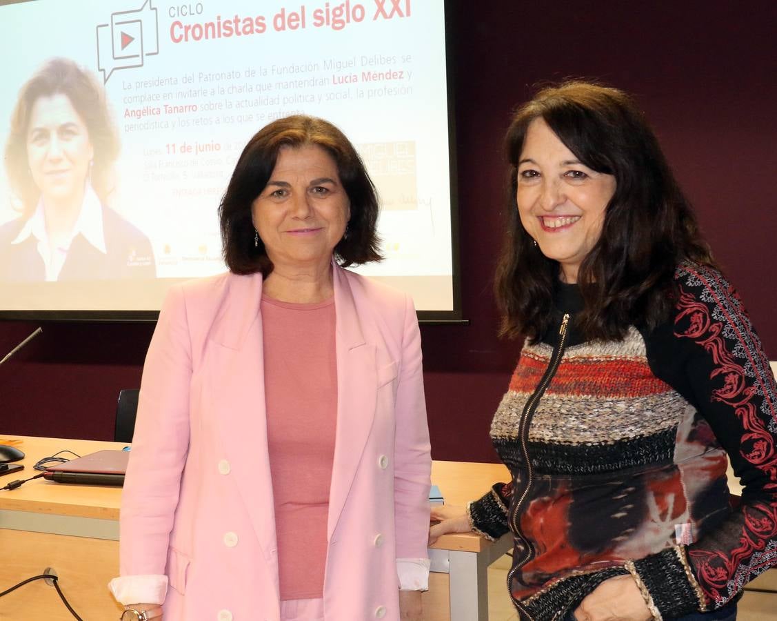 La periodista zamorana repasa la actualidad política en el ciclo y subraya que «es la fortaleza del Estado» la que no permite que haya partidos corruptos 