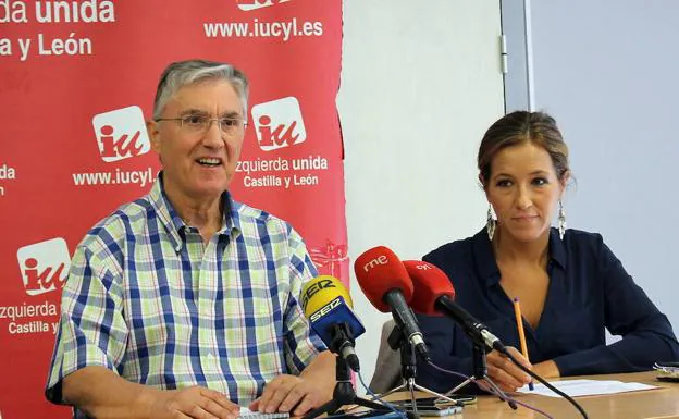 José Luis Ordóñez y Ana Peñalosa, de Iu Segovia. 