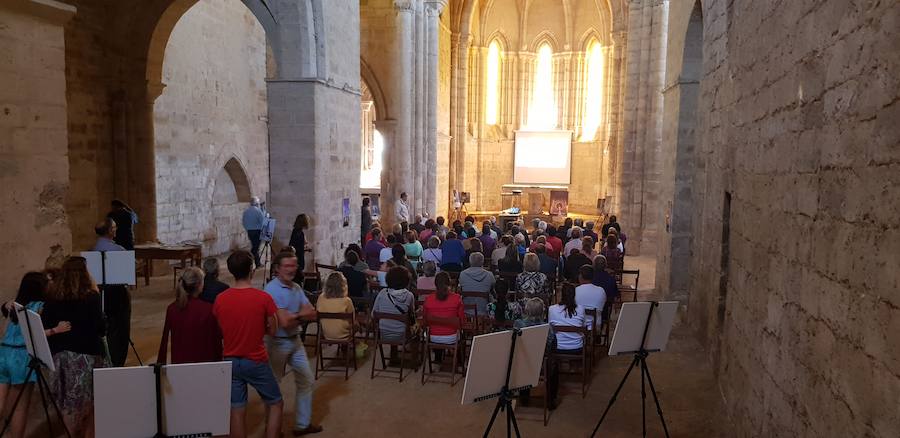 Fotos: La Asociación de Amigos del Monasterio de la Zarza se presenta en Ribas