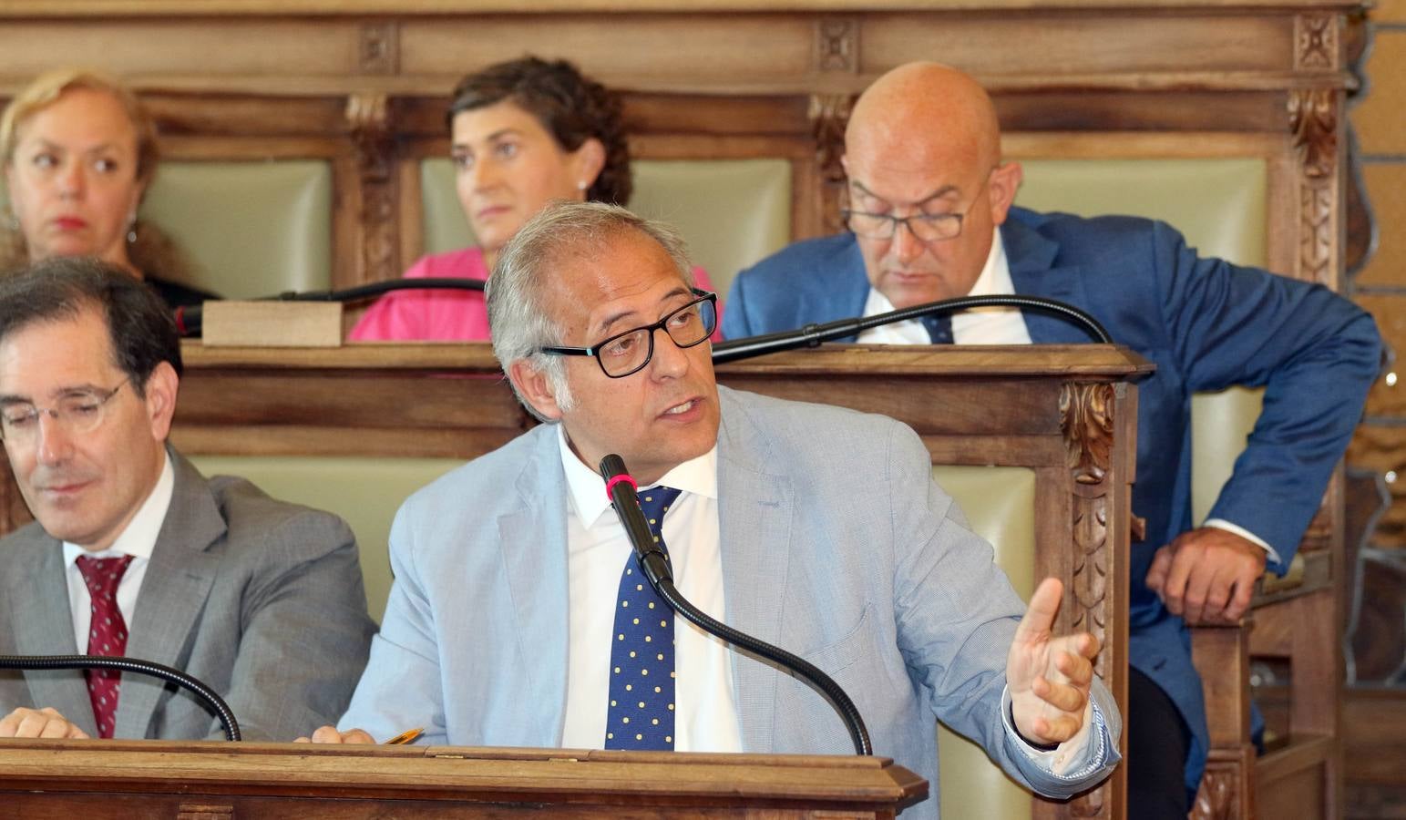Fotos: Pleno en el Ayuntamiento de Valladolid