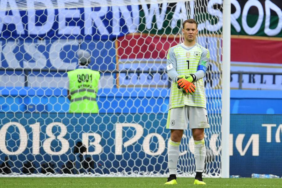 Corea del Sur venció a Alemania por 2-0 y selló el adiós de la campeona en Brasil al Mundial de Rusia.