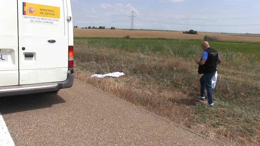 Un matrimonio, natural de Guipuzcóa, ha fallecido y su hijo menor de 12 años de edad ha resultado herido leve tras ser atropellado por un conductor ebrio en la N-601cuando realizaban el Camino de Santiago en bicicleta