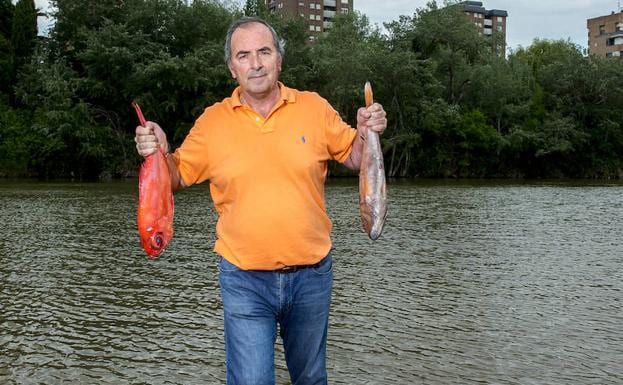 José Manuel Martín, en el Pisuerga con dos piezas. 