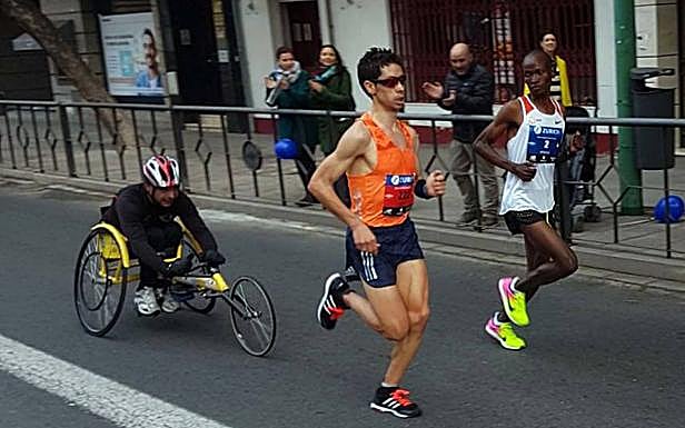 El segoviano Javi Guerra, durante una anterior prueba.