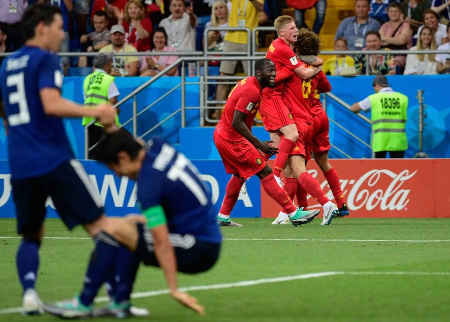 Fotos: Las mejores imágenes del Bélgica-Japón