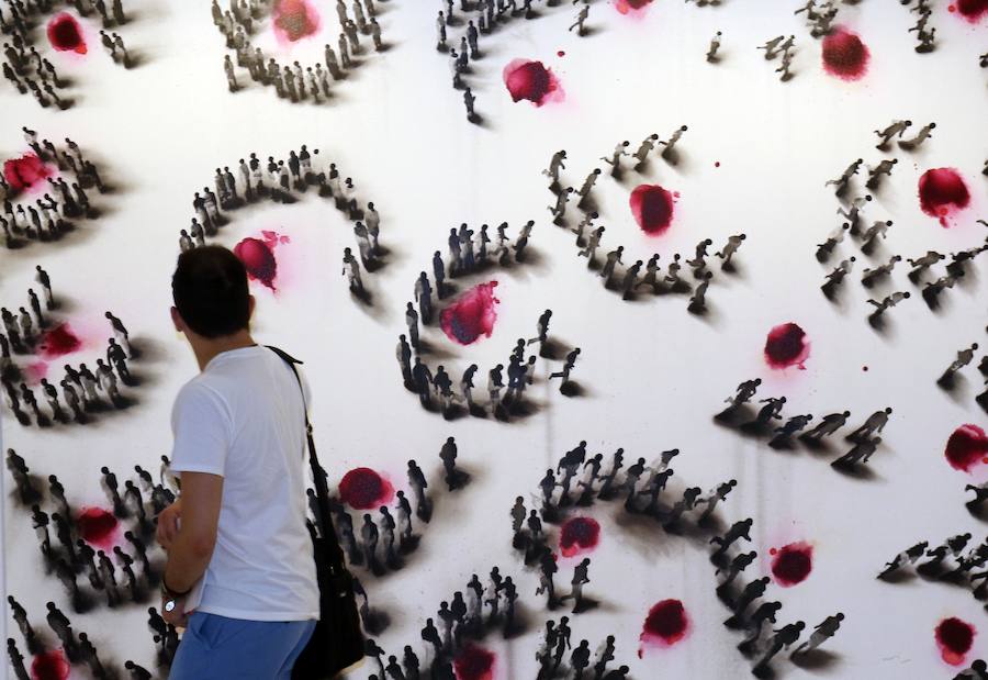 Fotos: Exposición de Juan Genovés en el Patio Herreriano de Valladolid