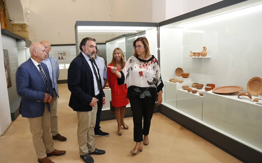 Fotos: Reapertura del museo de La Olmeda en Saldaña