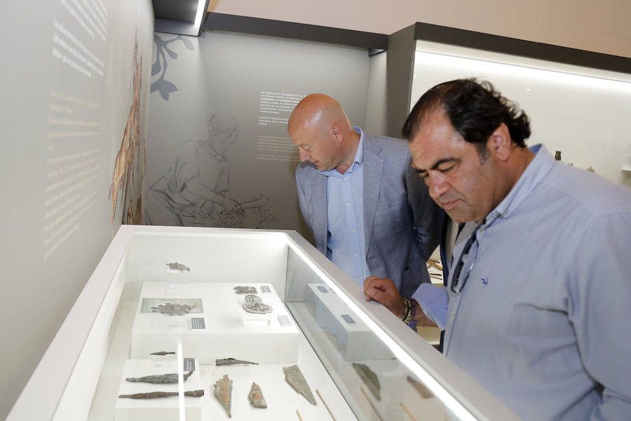 Fotos: Reapertura del museo de La Olmeda en Saldaña