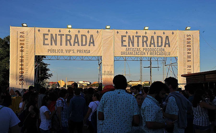 Entrada de la pasada edición del Sonorama.