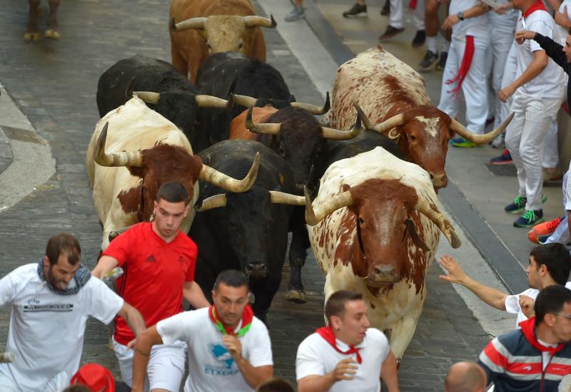 Los astados de la ganadería gaditana protagonizan un encierro veloz y limpio