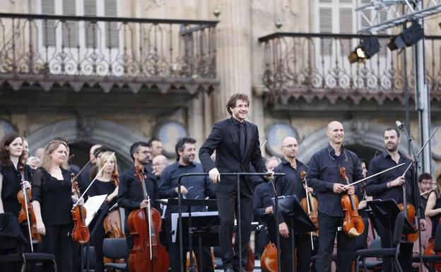 Concierto de la Orquesta Sinfónica de Castilla y León en Salamanca.